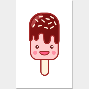 Chunky Ice Cream Emoji Posters and Art